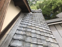 工事を始める前の和瓦屋根