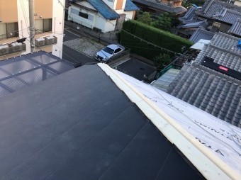 MFシルキーに葺き替え工事