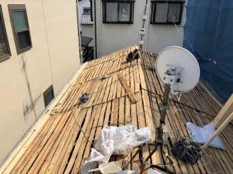 奈良市 和瓦 瓦撤去