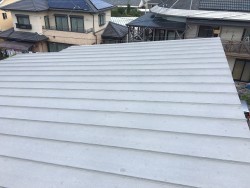 屋根葺き替え前