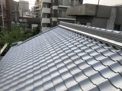 瓦屋根施工前