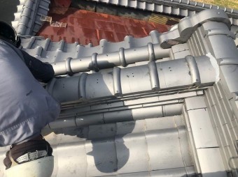 生駒市 和瓦 和瓦設置
