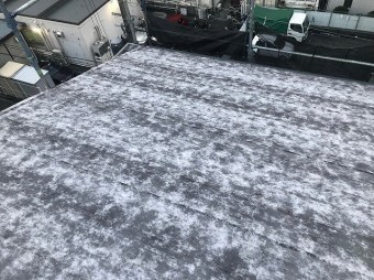 施工中屋根