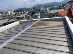 瓦棒葺き工事前