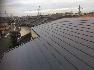 横暖ルーフ施工後