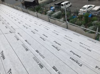 大和郡山市 ルーフィング 設置