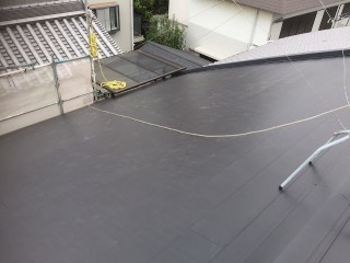 横暖ルーフ施工後