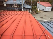 瓦棒葺き施工前
