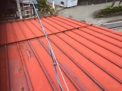瓦棒葺き施工前