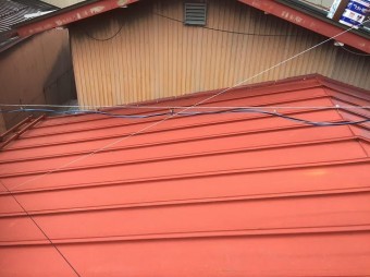 瓦棒葺き施工前