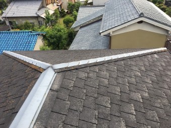 大屋根部分施工前