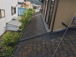 下屋根部分施工前