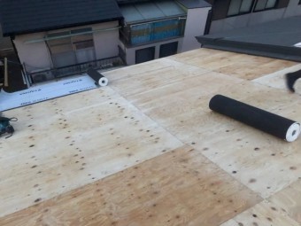 奈良市 野地板 設置