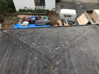 天理2 屋根剥がす