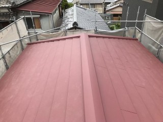 斑鳩町のスーパーガルテクト屋根