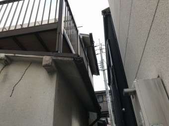 天理市 雨樋交換 施工前