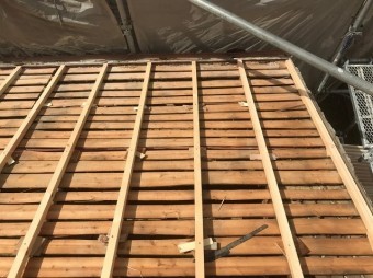 屋根下地調整2
