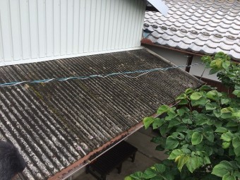 波型スレート屋根