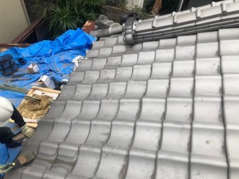 三郷町 複合型瓦屋根 部分葺き替え