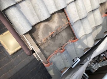 斑鳩町で台風被害に遭ったS形瓦の無料点検