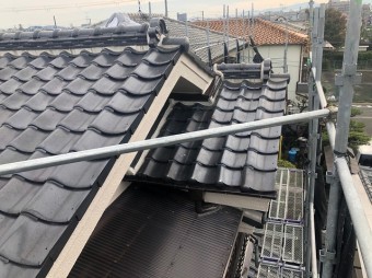 工事前屋根