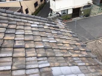 工事前の屋根の状態