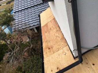 野地板貼り