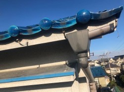 平群町で横樋の落下の不具合