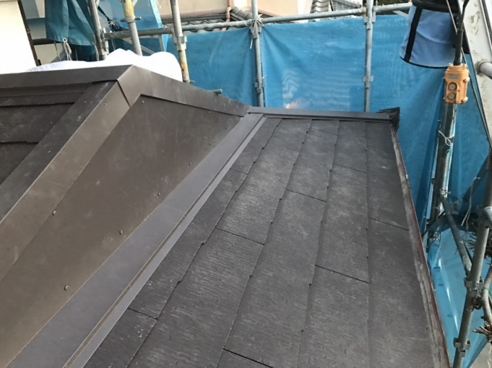 下屋根 施工後