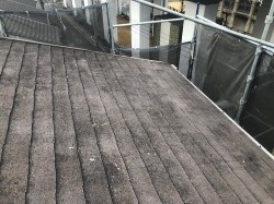 施工前屋根