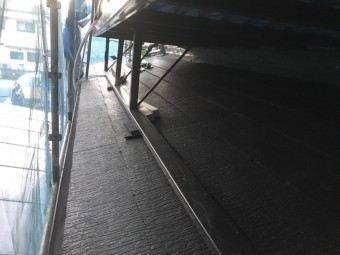 下屋根 施工後