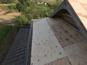 野地板設置