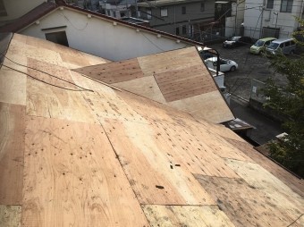 野地板設置