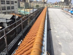 施工前瓦屋根