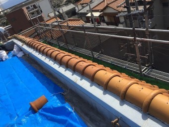 工事前屋根