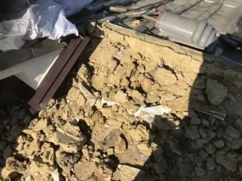 香芝市 和瓦 瓦撤去