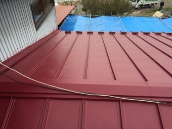 屋根完工
