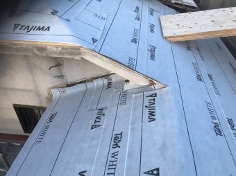 斑鳩町 防水紙 設置