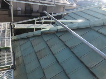 橿原市 平板瓦屋根 施工前