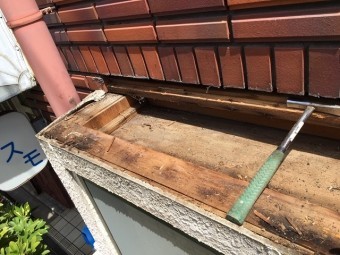 野地板撤去
