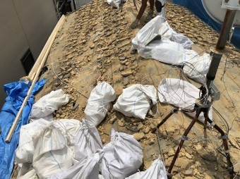 奈良市 瓦撤去