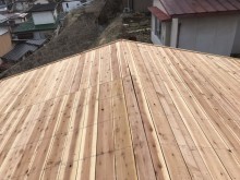 野地板の状態を確認