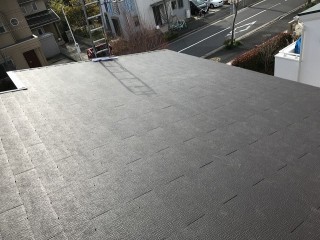 奈良市 スレート屋根施工後