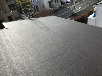奈良市 スレート屋根施工後