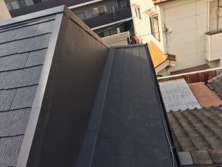 大屋根の葺き替え完成