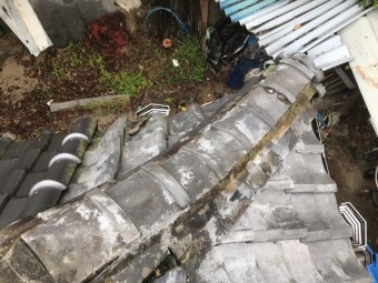 工事前の屋根の様子