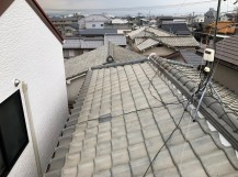 一部瓦の補修工事