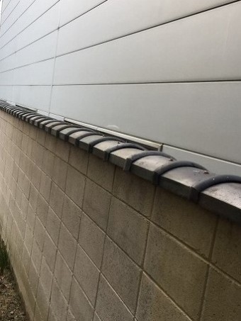 大和郡山市 お寺 ブロック塀修理 施工後