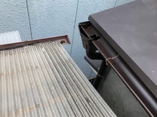 河合町で横樋落下の不具合により全面交換