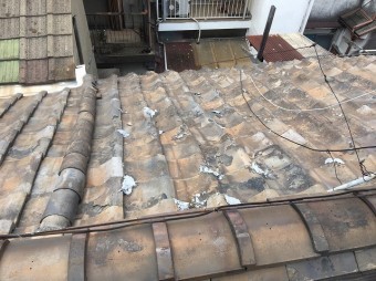 工事前の屋根の様子